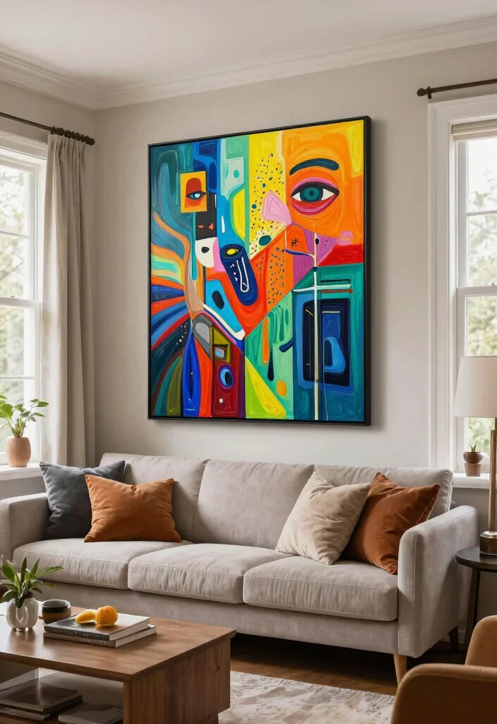 10 Best Large Wall Art Ideas for Your Living Room 10. Custom Art Commissions 0