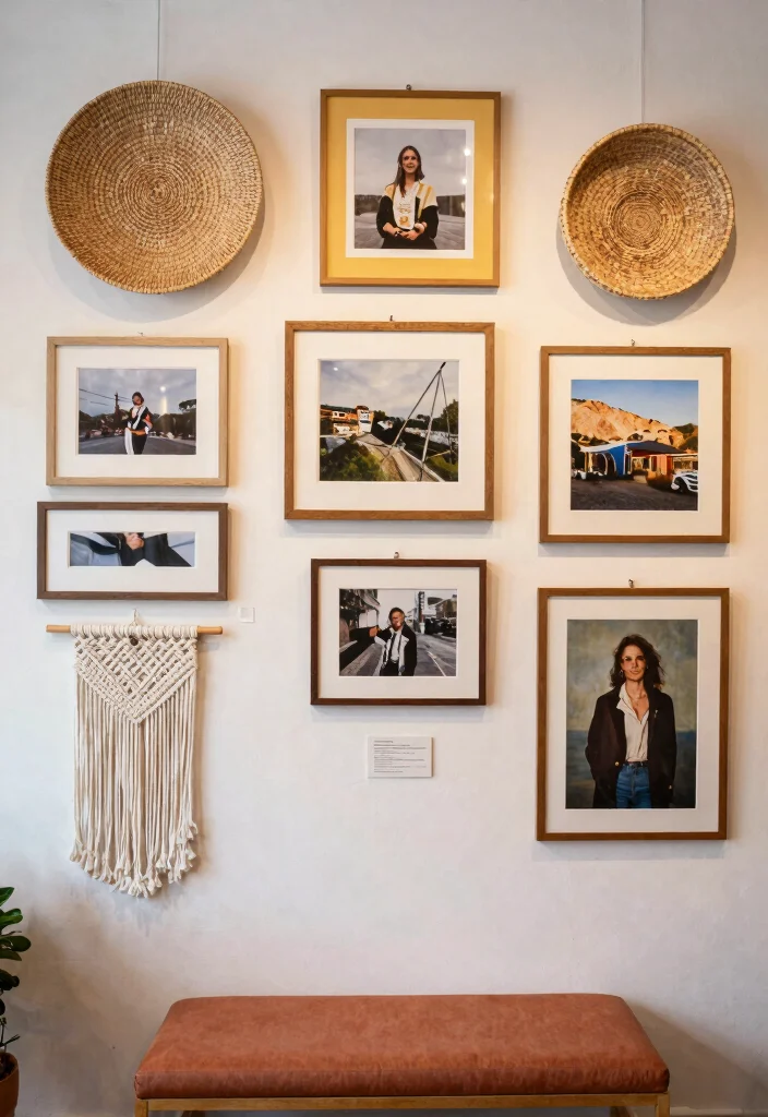 10 Best Large Wall Art Ideas to Make a Huge Impact 5. Gallery Wall of Mixed Media 0