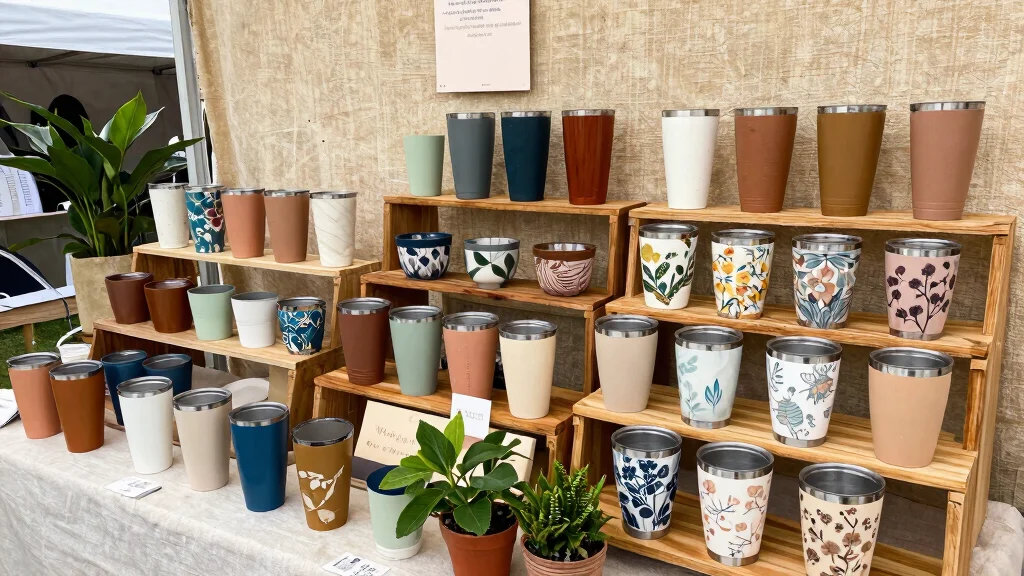 11 Beautiful Tumbler Display Ideas for Craft Shows: Eco-Friendly Home Decor