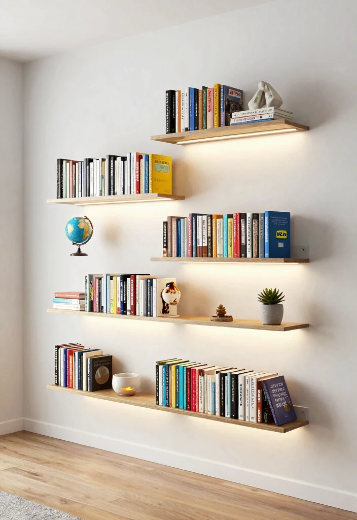 11 Best Lack Wall Shelf Unit Ideas IKEA Hacks 1. Floating Bookshelf Bliss 0