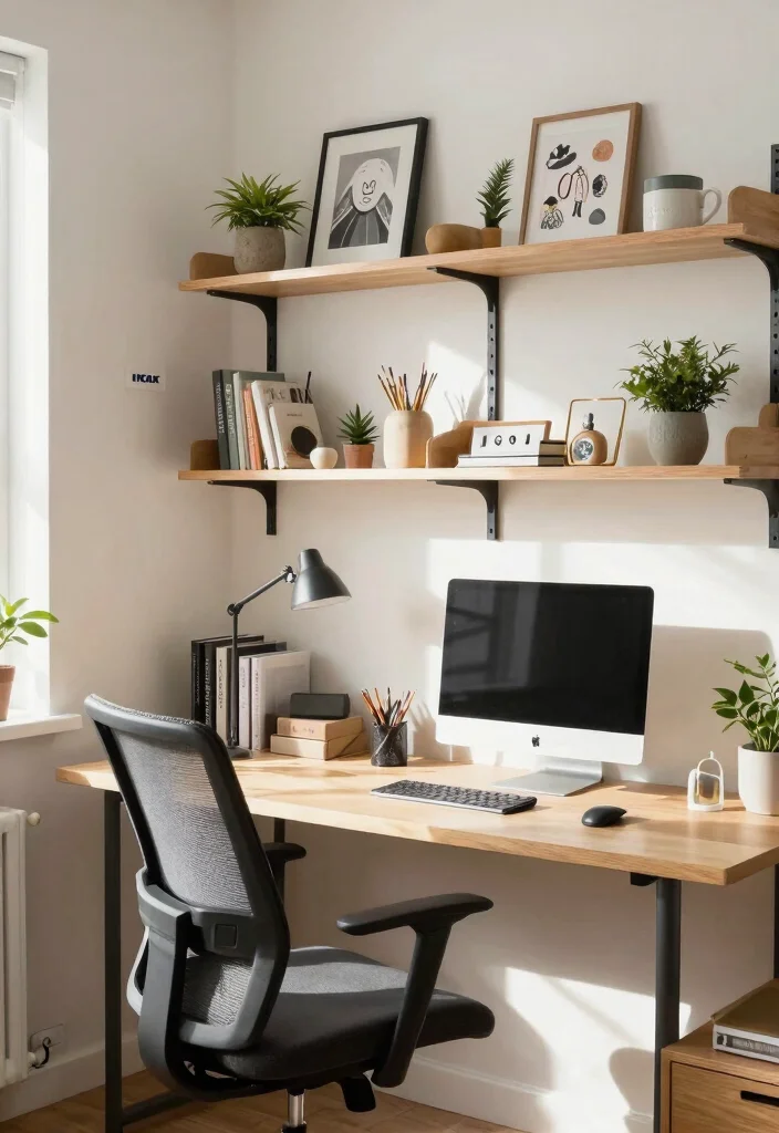 11 Best Lack Wall Shelf Unit Ideas IKEA Hacks 7. Multi function Home Office Solution 0