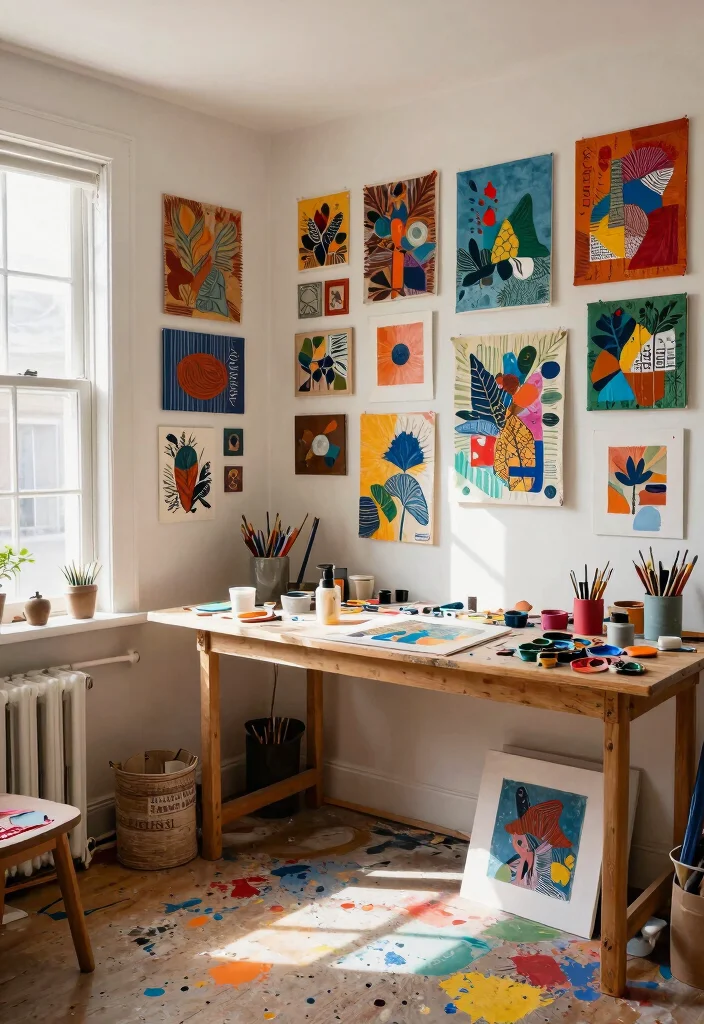 11 Best Wall Art Painting Ideas for Creative Canvas Arts 4. Mixed Media Art Pieces 0