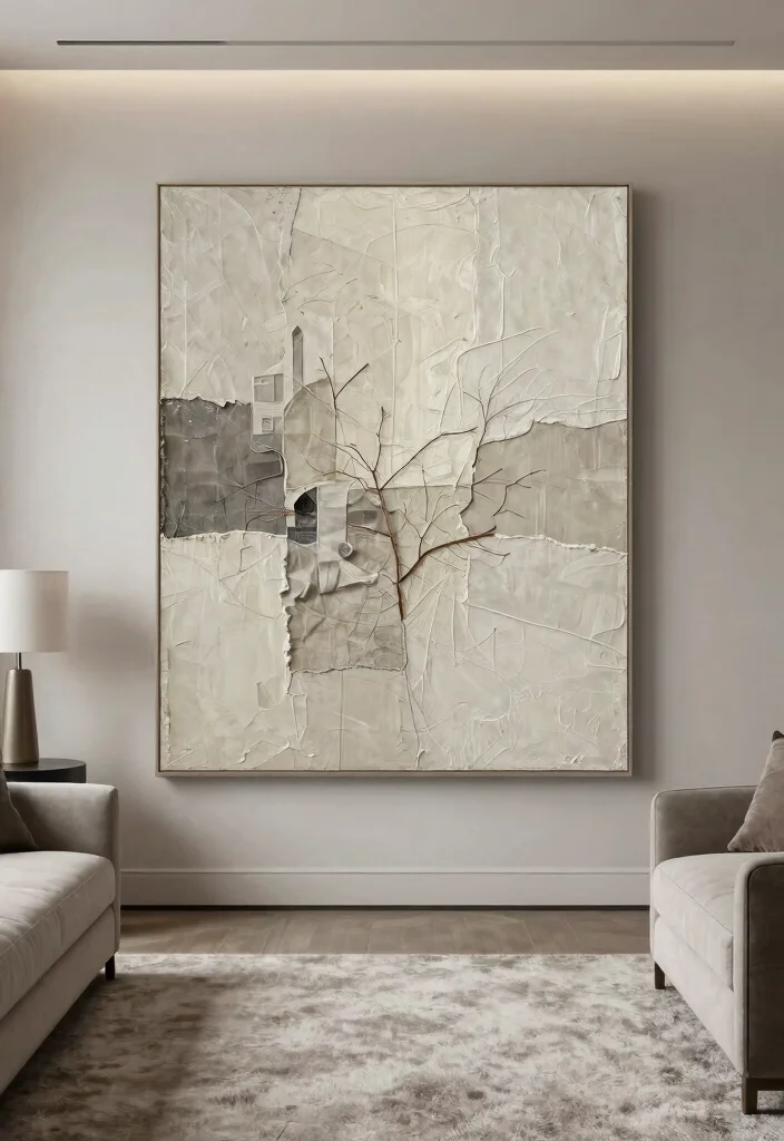 11 Best Wall Art Painting Ideas for Creative Canvas Arts 7. Textured Canvas Art 0