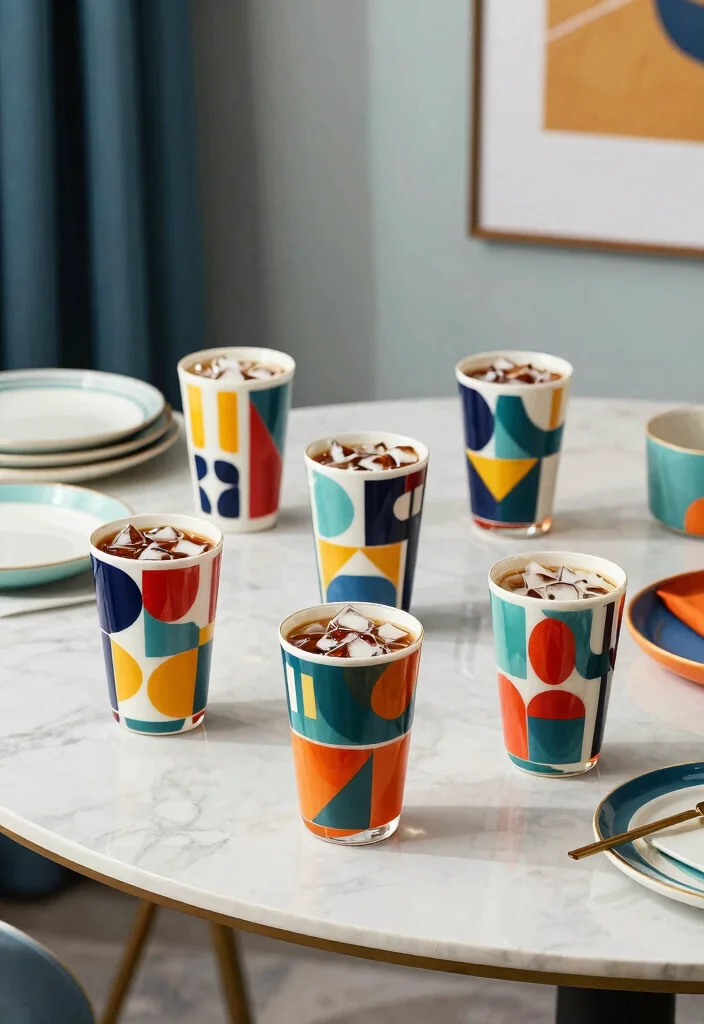 11 Chic Glass Tumbler Design Ideas for the Iced Coffee Vibe 10 11 Chic Glass Tumbler Design Ideas for the Iced Coffee Vibe 10. Geometric Patterns Tumblers 0