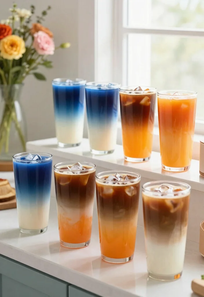 11 Chic Glass Tumbler Design Ideas for the Iced Coffee Vibe 2 11 Chic Glass Tumbler Design Ideas for the Iced Coffee Vibe 2. Colorful Gradient Tumblers 0