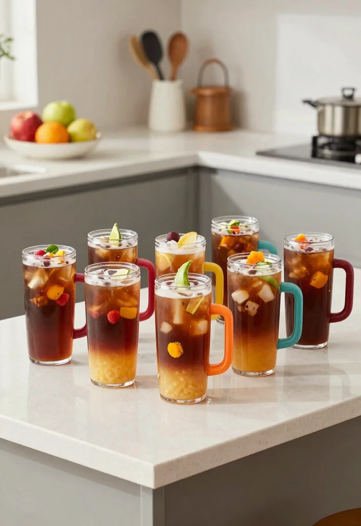 11 Chic Glass Tumbler Design Ideas for the Iced Coffee Vibe 8 11 Chic Glass Tumbler Design Ideas for the Iced Coffee Vibe 8. Statement Handled Tumblers 0