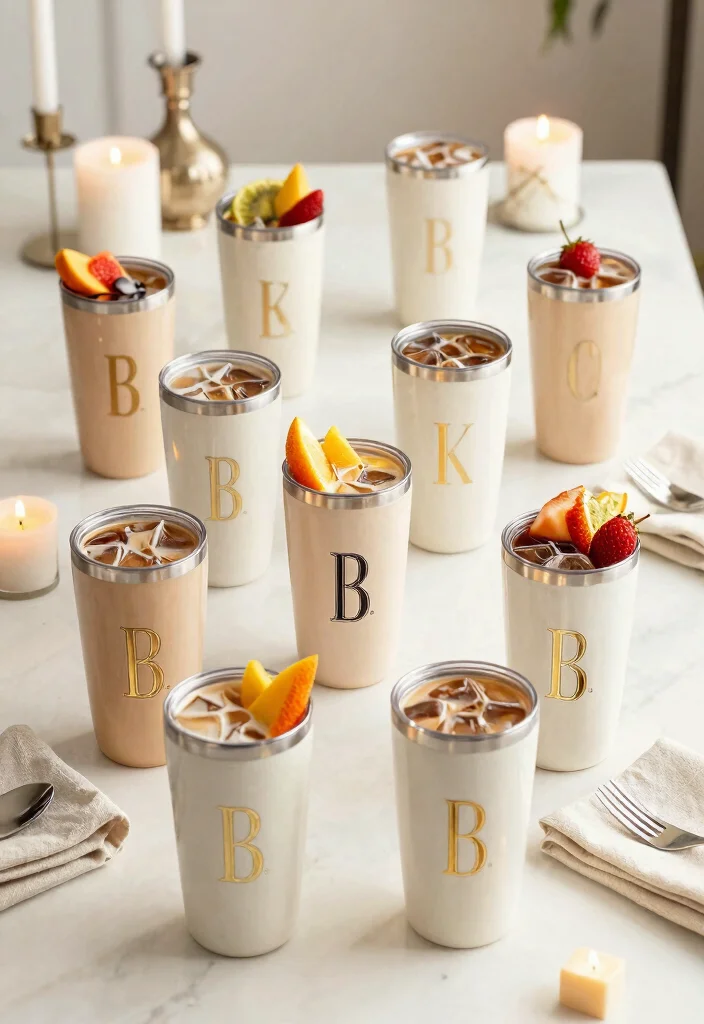 11 Chic Glass Tumbler Design Ideas for the Iced Coffee Vibe 9 11 Chic Glass Tumbler Design Ideas for the Iced Coffee Vibe 9. Personalized Monogram Tumblers 0