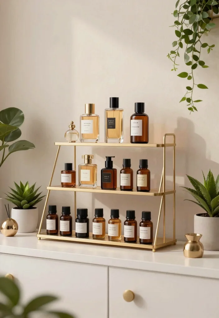 11 Chic Perfume Shelf Ideas Wall Shelves Display 6 11 Chic Perfume Shelf Ideas Wall Shelves Display 6. Multi Level Tiers for Dynamic Presentation 0
