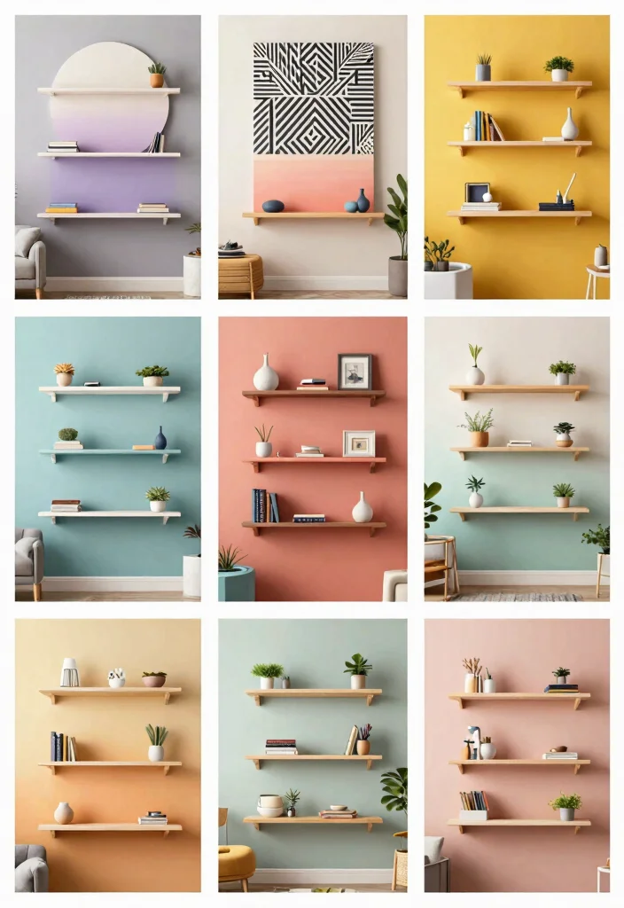 11 Clever Wall Shelf Painting Ideas for a Pop of Color Conclusion 0