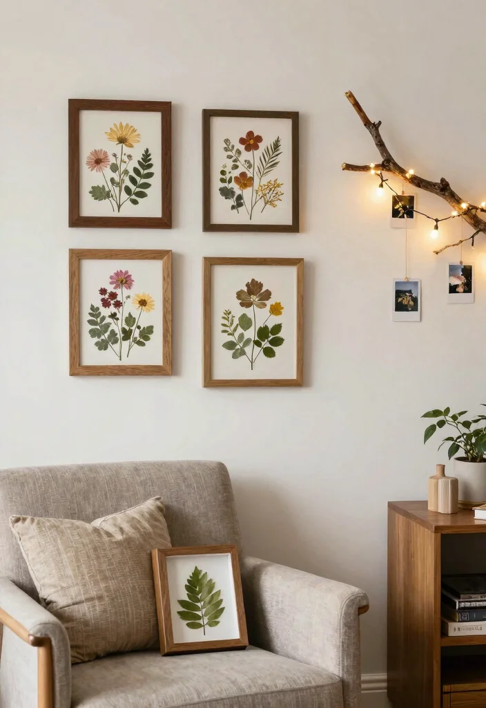11 College Apartment Living Room Decorating Ideas Wall Art 10. Art from Nature 0