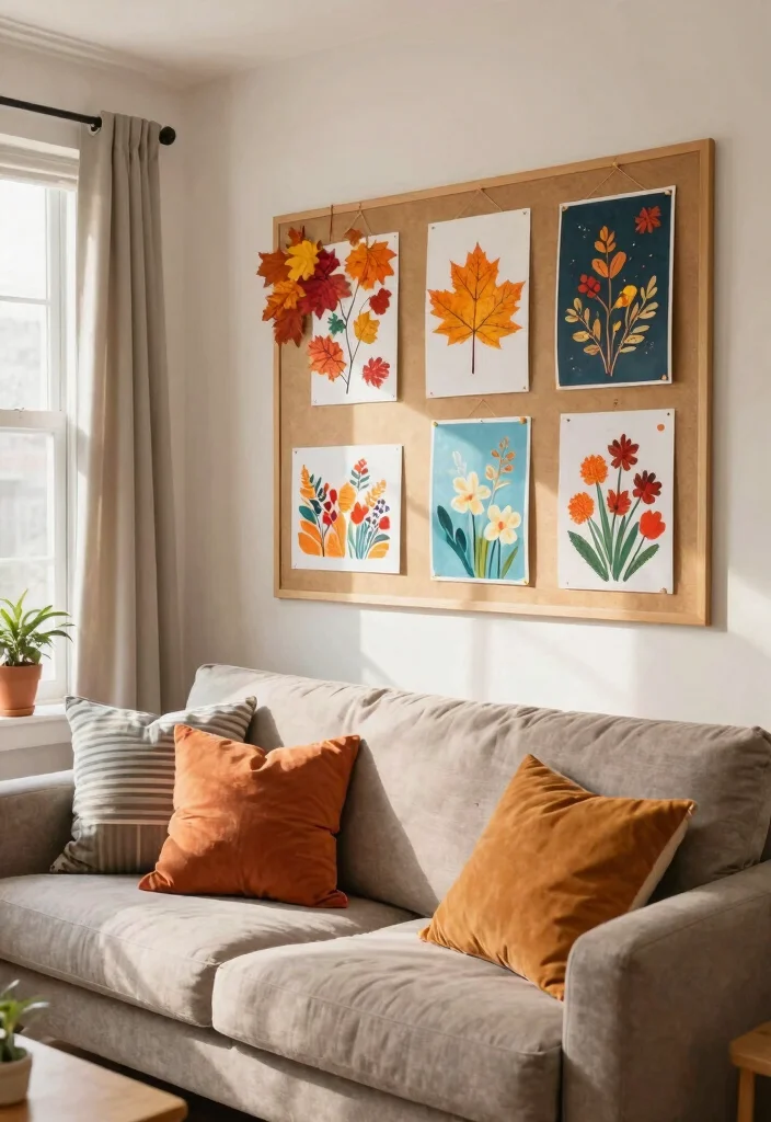 11 College Apartment Living Room Decorating Ideas Wall Art 9. Seasonal Decor Shifts 0