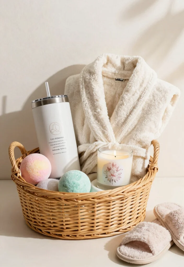 11 Creative Tumbler Gift Basket Ideas Perfect Present 2. Spa Day in a Tumbler 0