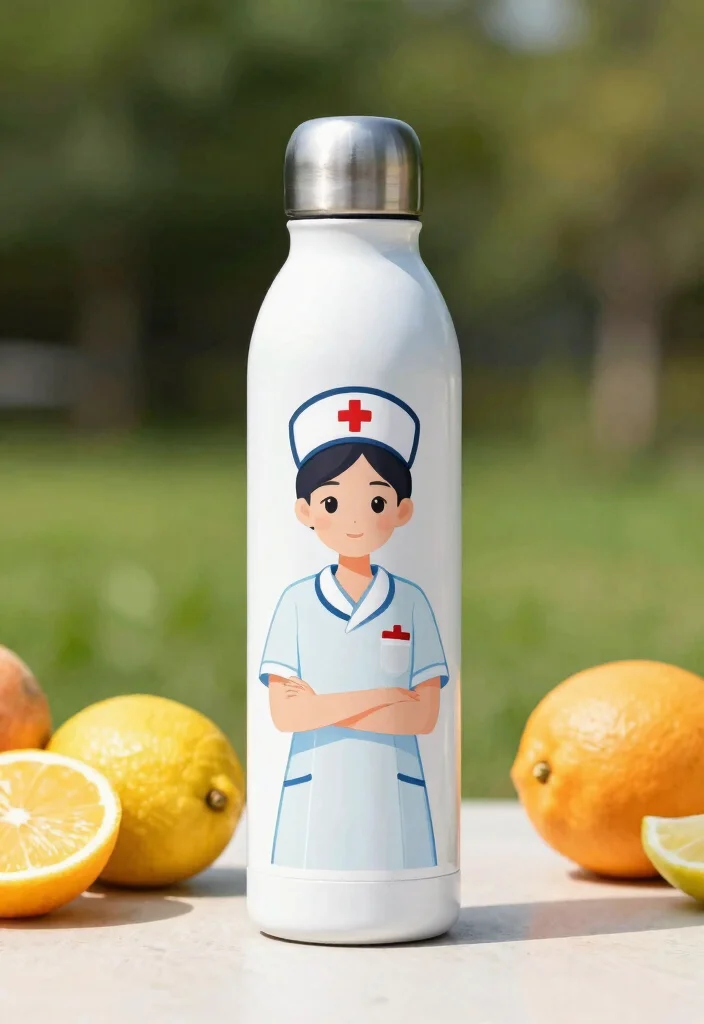 11 Cute Nurse Tumbler Ideas Shift Worker Survival 8. Insulated Water Bottles with Nurse Designs 0