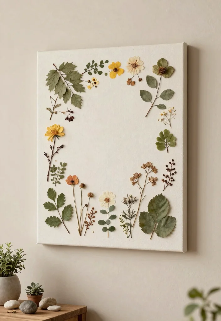 11 Easy DIY Home Decor Cheap Homemade Wall Art Craft Ideas 3. Natural Element Wall Art 0
