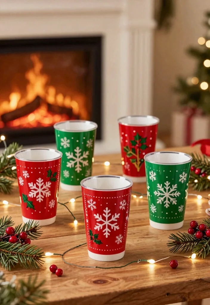 11 Festive Christmas Tumbler Ideas for Holiday Gifts 1. Classic Red and Green Tumbler Set 0