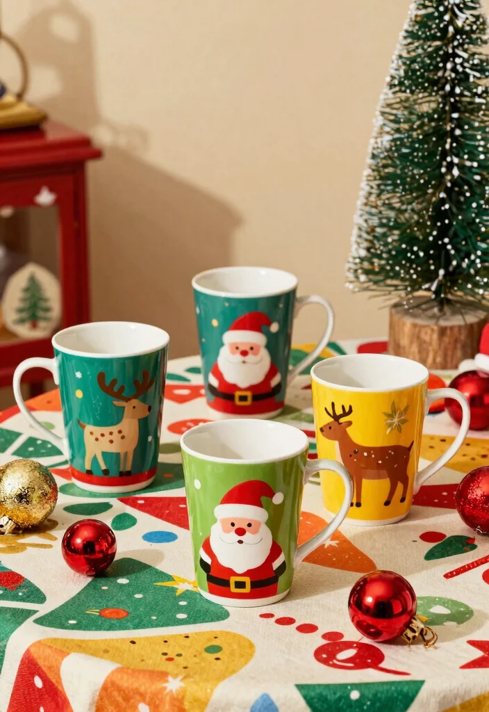 11 Festive Christmas Tumbler Ideas for Holiday Gifts 6. Fun Retro Christmas Patterns 0
