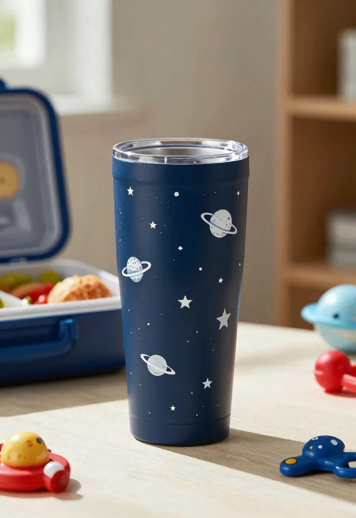 11 Fun Kids Cup Ideas Back to School DIY 2. Space Explorer Tumbler 0
