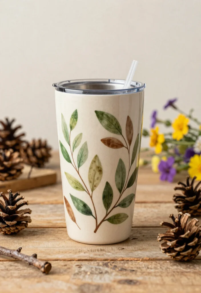 11 Fun Kids Cup Ideas Back to School DIY 3. Nature Lovers Tumbler 0
