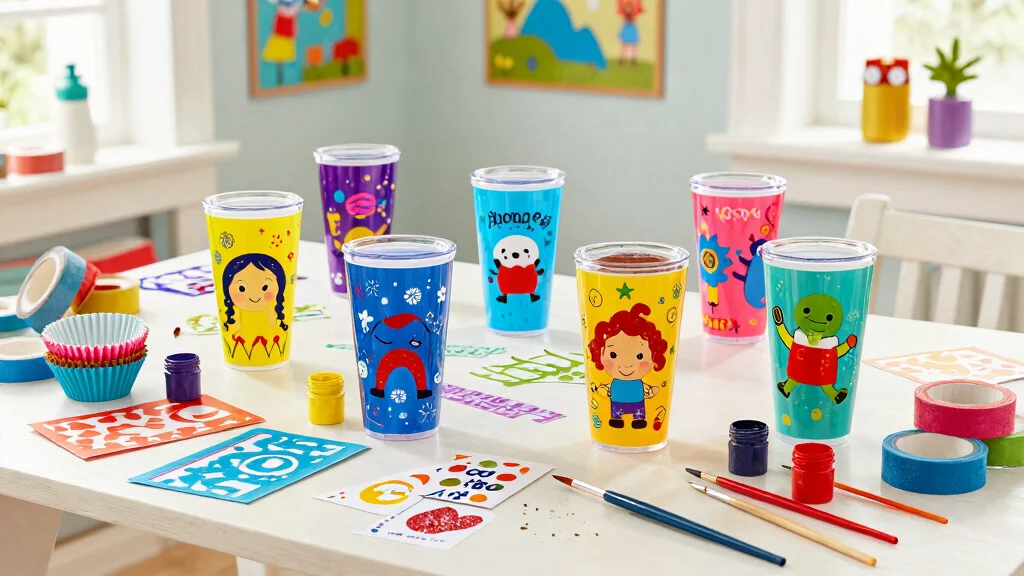 11 Fun Kids Cup Ideas (Back to School DIY)