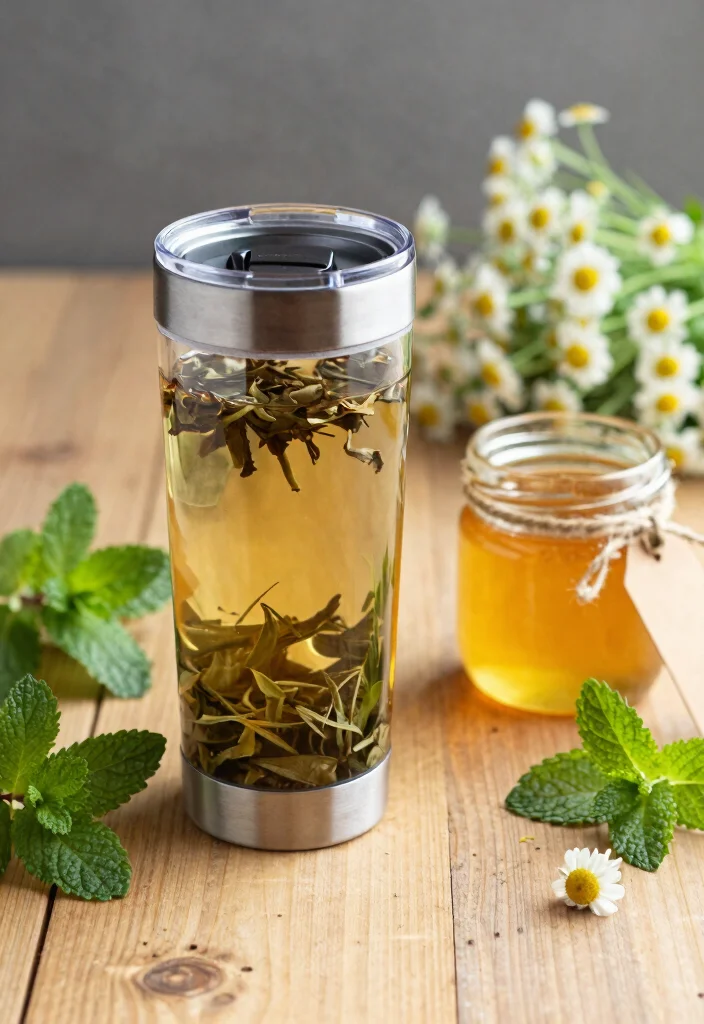 11 Genius Tumbler Gift Ideas Filled with Treats 1. The Herbal Tea Infuser Tumbler 0