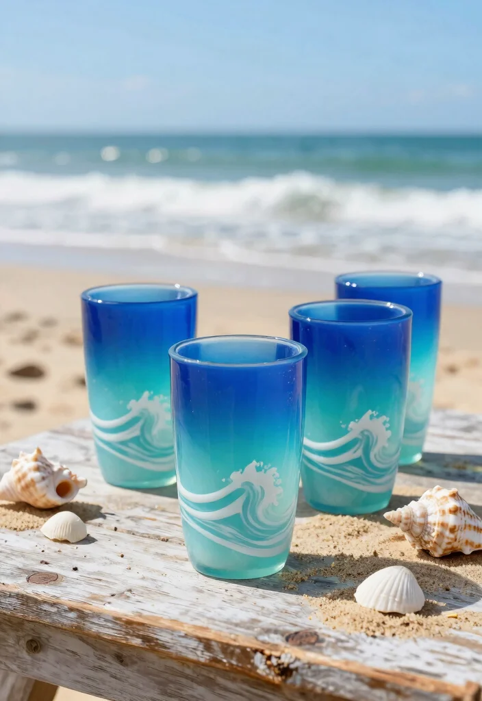 11 Gorgeous Resin Tumbler Ideas for a Flawless Finish 1. Ocean Inspired Swirls 0