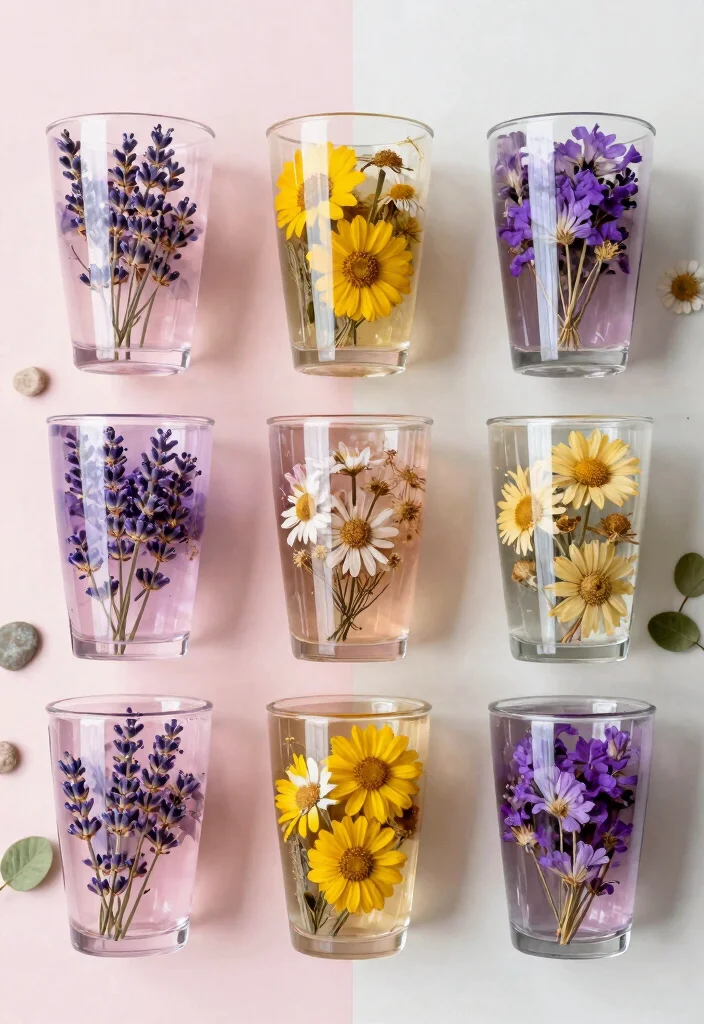 11 Gorgeous Resin Tumbler Ideas for a Flawless Finish 2. Floral Embedding 0