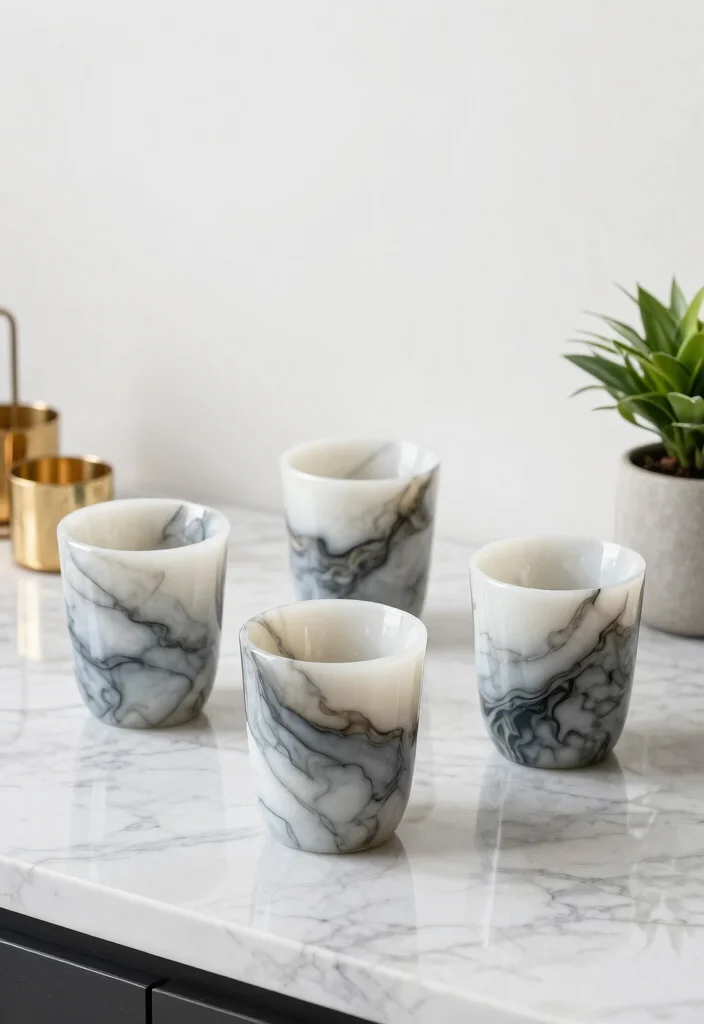 11 Gorgeous Resin Tumbler Ideas for a Flawless Finish 7. Marble Patterns 0