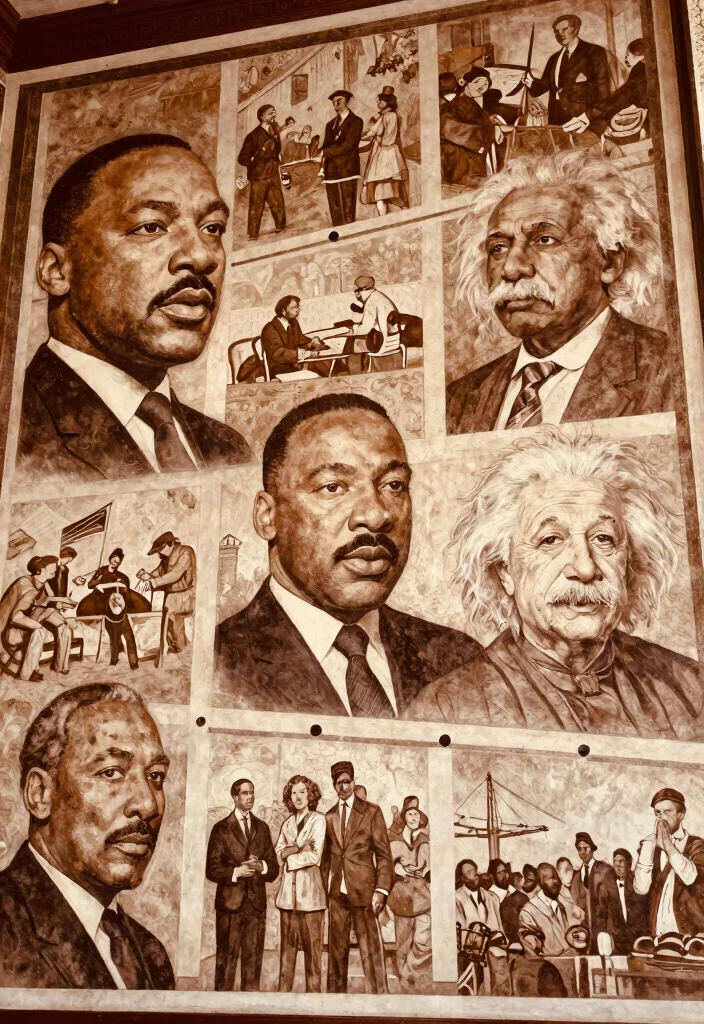 11 Inspiring School Mural Art Ideas for a Classroom Makeover 7. Historical Figures and Events 0