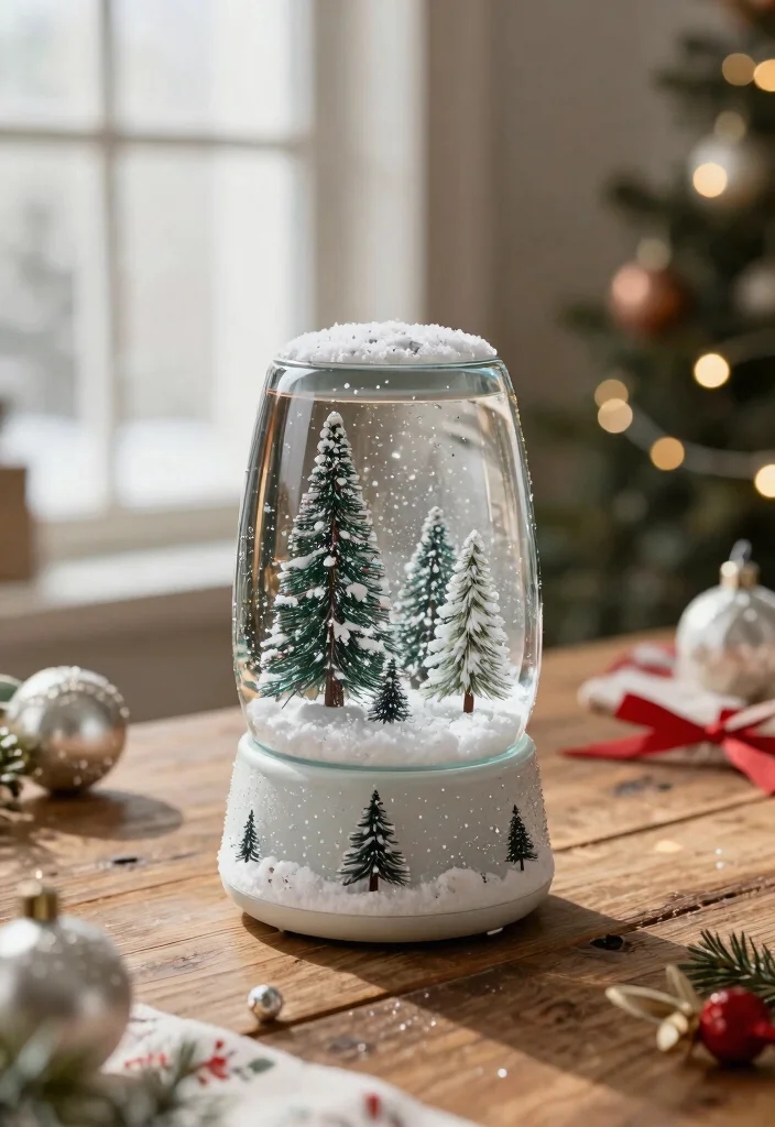 11 Magical Snow Globe Tumbler Ideas Step by Step 1. Classic Winter Wonderland 0