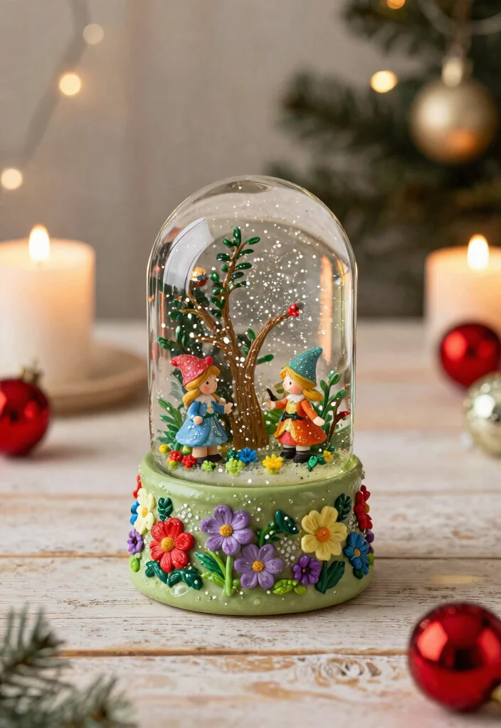 11 Magical Snow Globe Tumbler Ideas Step by Step 3. Magical Fairy Garden 0