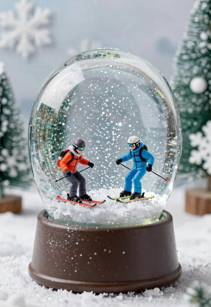 11 Magical Snow Globe Tumbler Ideas Step by Step 5. Winter Sports Fun 0
