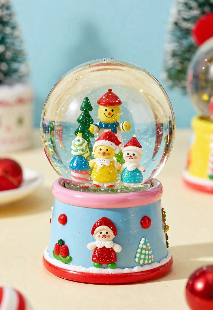 11 Magical Snow Globe Tumbler Ideas Step by Step 9. Whimsical Candy Land 0