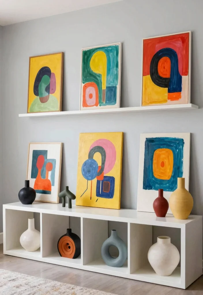 11 Modern Cube Wall Shelf Decor Ideas Sleek Look 6. Artistic Showcase 0