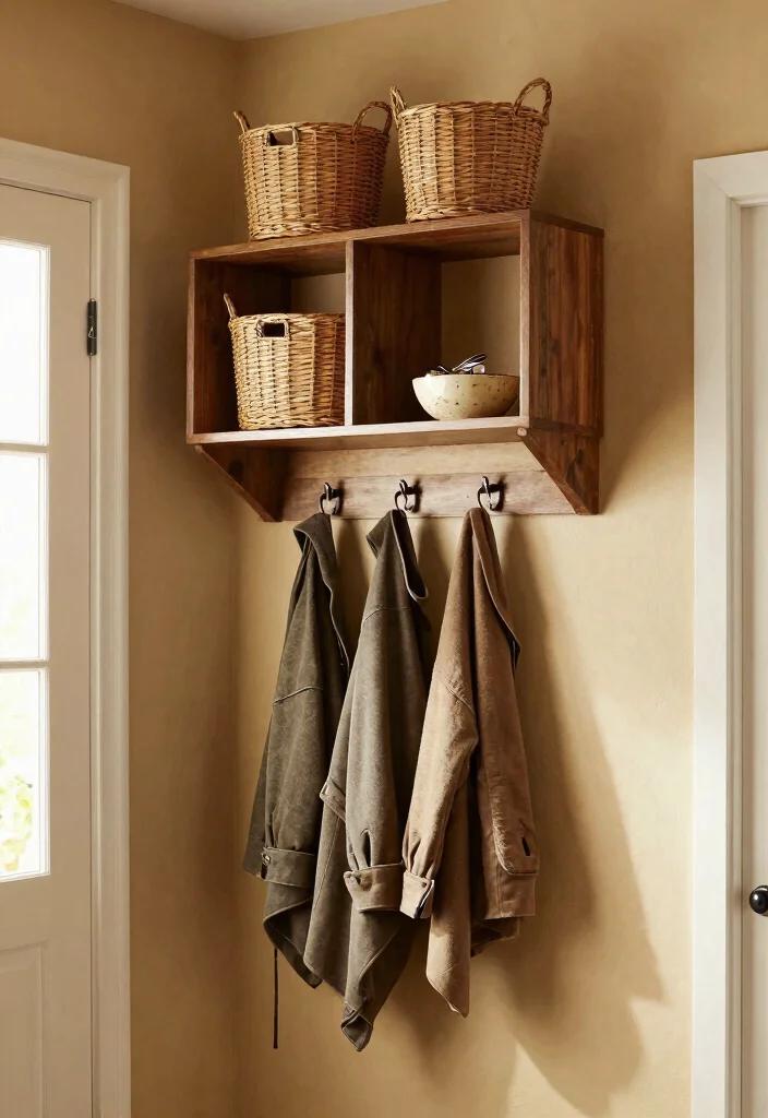 11 Modern Cube Wall Shelf Decor Ideas Sleek Look 9. Functional Entryway Organizer 0