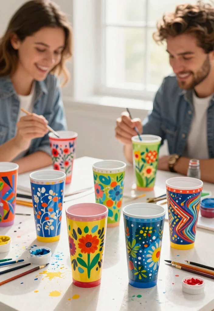 11 Romantic Valentine Tumbler Ideas for Couples 3. DIY Tumbler Painting Ideas 0