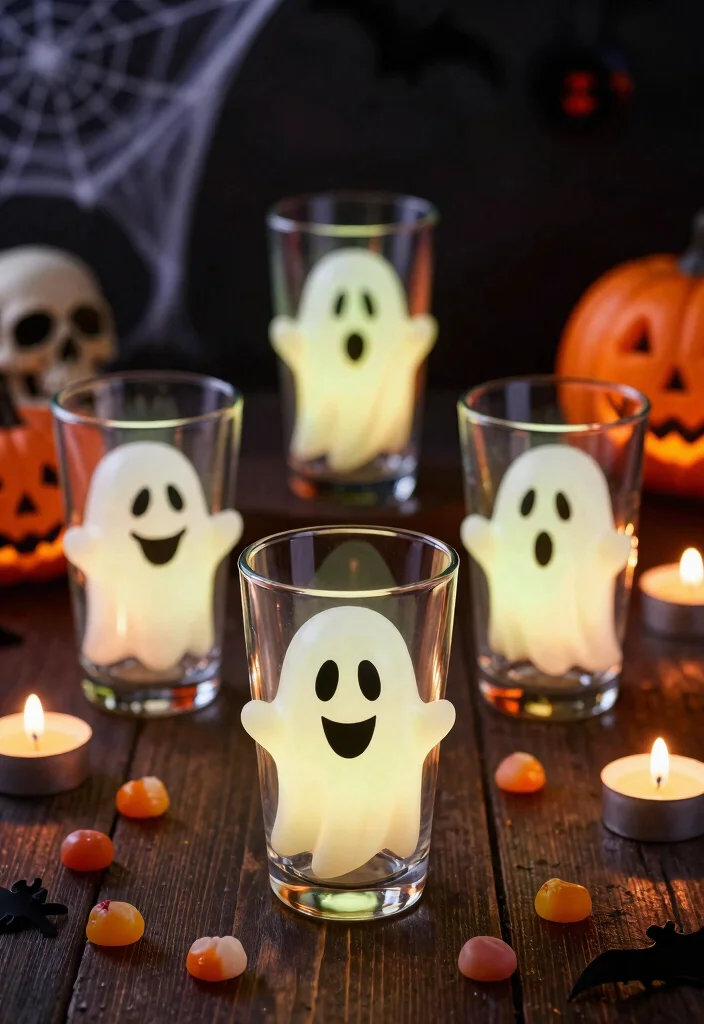 11 Spooky Halloween Tumbler Ideas Creepy Cute 1. Ghostly Glow in the Dark Tumblers 0