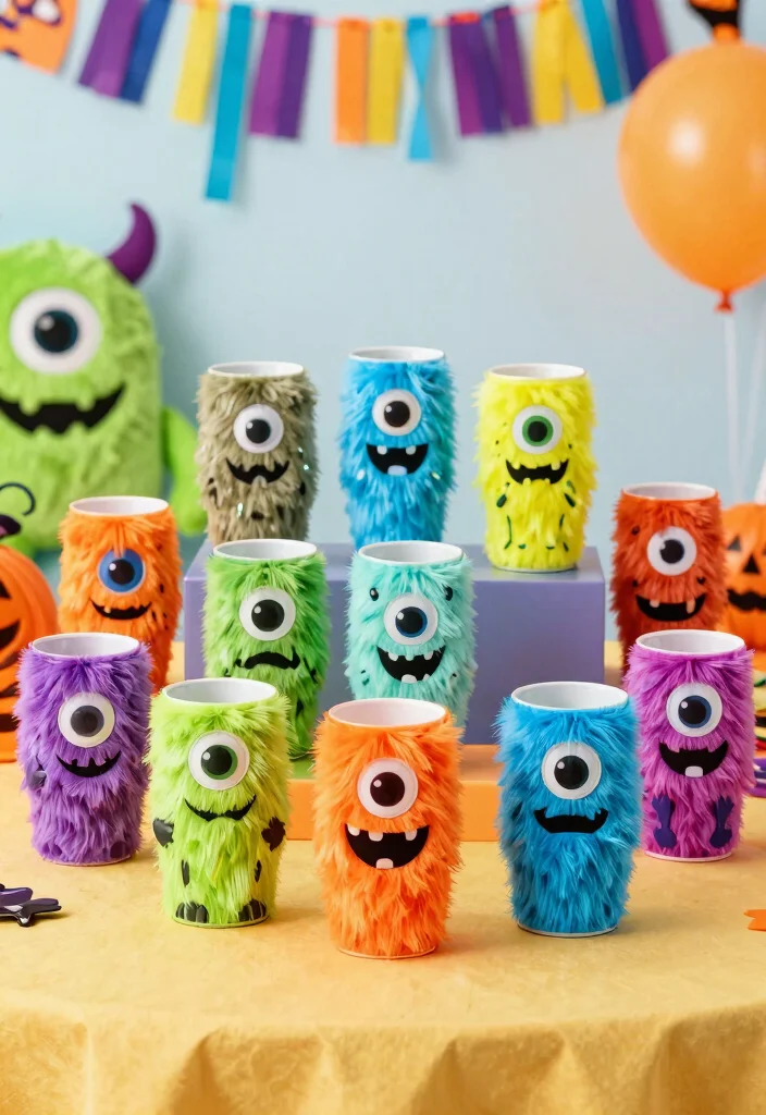 11 Spooky Halloween Tumbler Ideas Creepy Cute 3. Spooky Monster Mash Tumblers 0