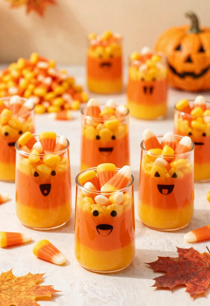 11 Spooky Halloween Tumbler Ideas Creepy Cute 6. Candy Corn Fun Tumblers 0