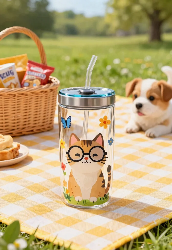 11 Sweet Grandma Tumbler Ideas for Mothers Day 4. Whimsical Animal Tumbler 0