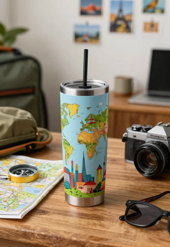 11 Sweet Grandma Tumbler Ideas for Mothers Day 9. Adventure Awaits Tumbler 0