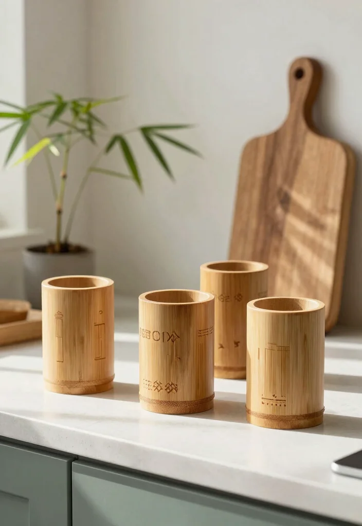 13 Aesthetic Tumbler Cup Design Ideas You Will Love 2. Eco Conscious Bamboo Tumblers 0