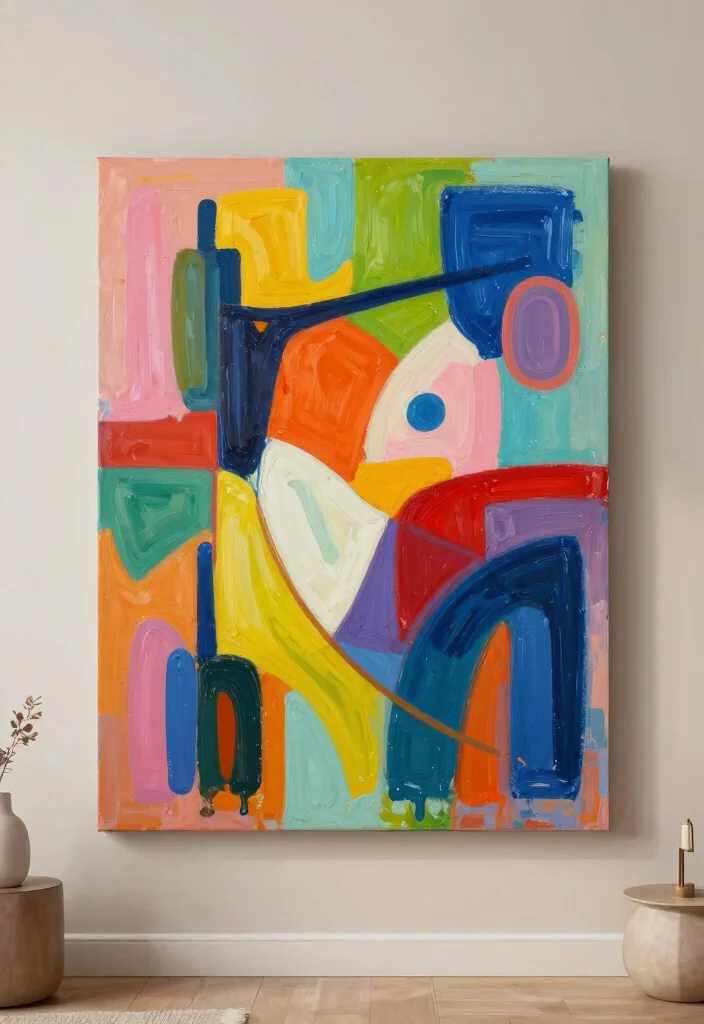 13 Best Creative Wall Art Ideas You Can Make Today 7. Painted Canvas Art 0