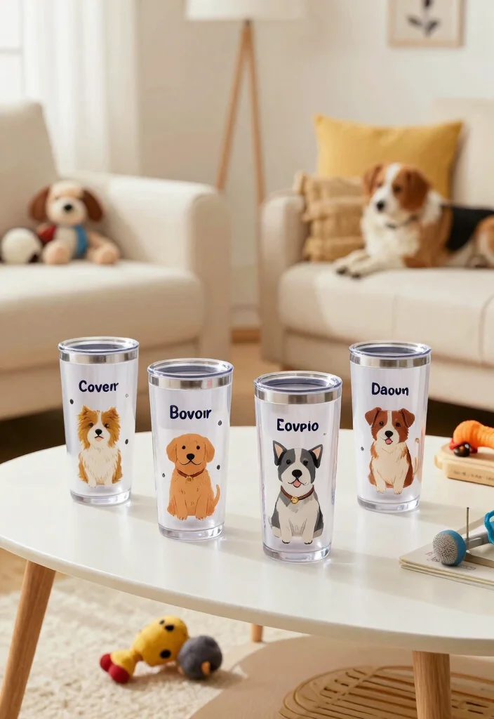 13 Best Sublimation Tumbler Ideas for Personalized Family Fun 6. Family Pet Themed Tumblers 0