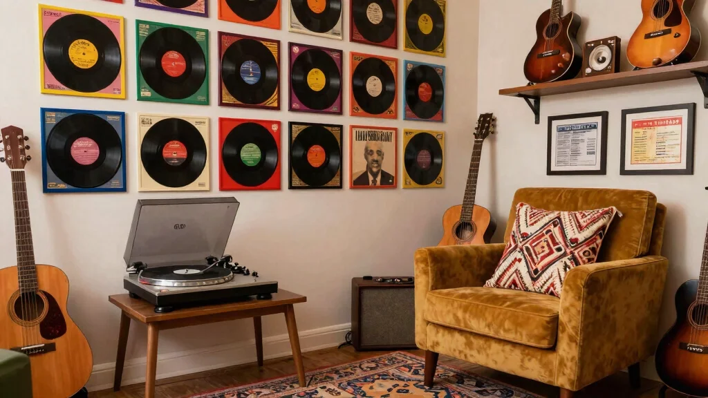 13 Cool Music Wall Decor Ideas for Record Rooms