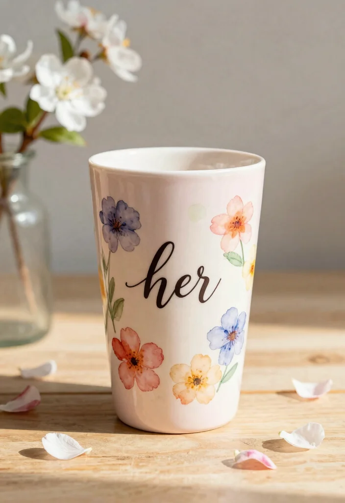 13 Cute Mama Tumbler Ideas for Mothers Day Gifts 1. Floral Elegance A Design for Nature Lovers 0