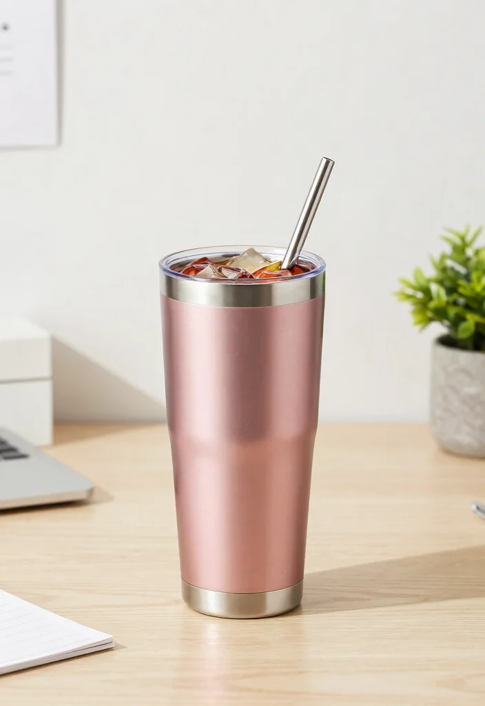 13 Dreamy Pink Tumbler Ideas Girly Aesthetic 11. Stylish Stainless Steel Tumblers 0