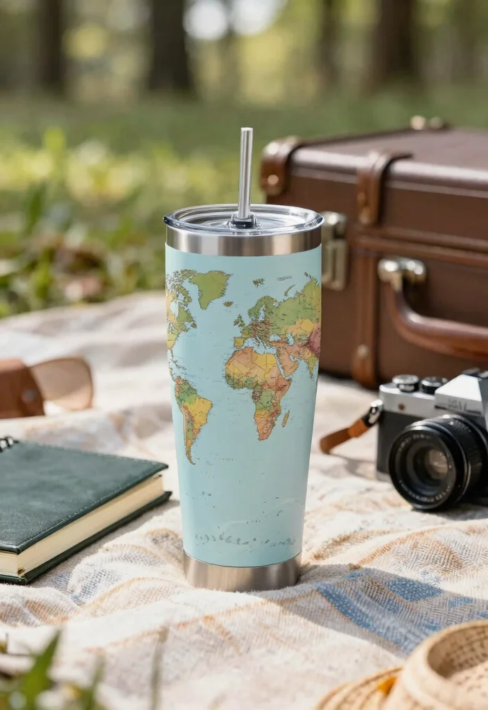 13 Easy Cricut Tumbler Ideas Vinyls Crafting Hacks 6. Travel Memories 0
