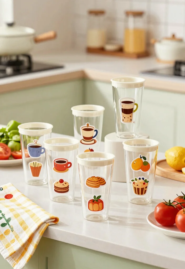 13 Fun Tumbler Stickers Ideas Aesthetic Vibes 9. Foodie Favorites 0