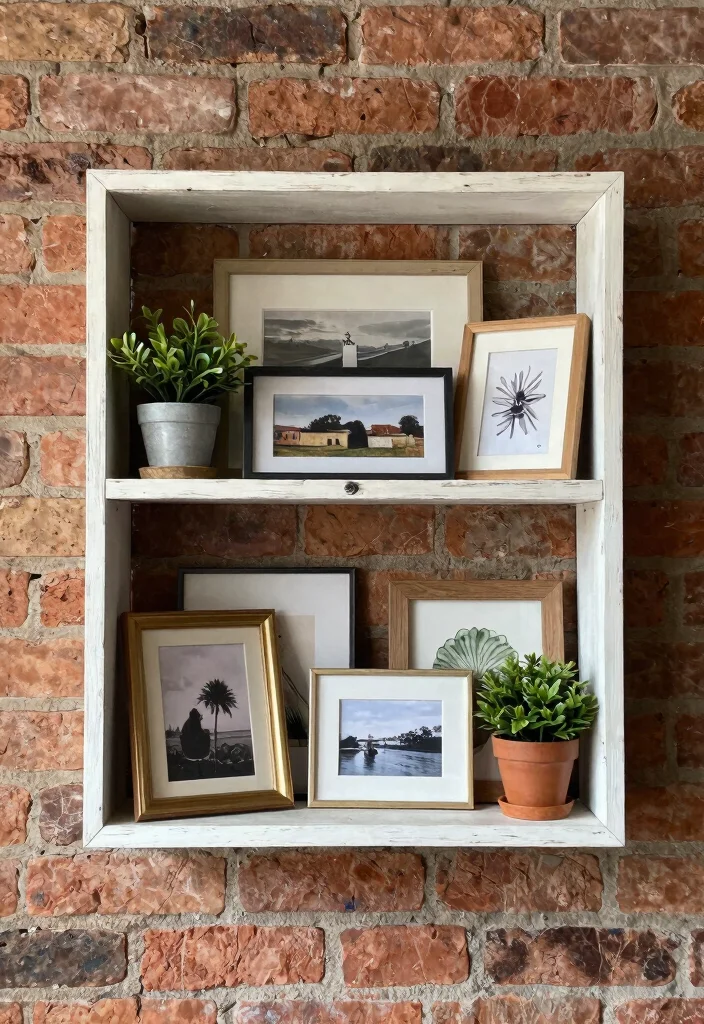 13 Genius DIY Wall Shelf Ideas on a Tiny Budget 10 13 Genius DIY Wall Shelf Ideas on a Tiny Budget 10. Upcycled Window Frames 0