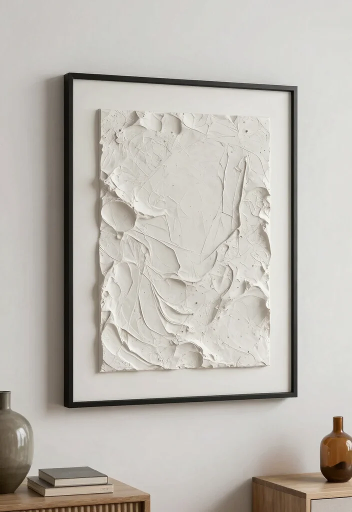 13 Modern Textured Wall Art Ideas Plaster Hacks 12. Plaster Framed Art 0